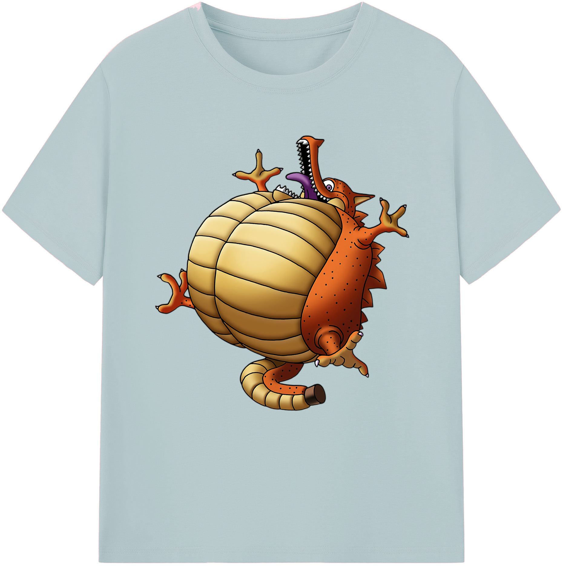 （画像用） ドラゴンクエスト Doragon Kuesuto Dragon Quest 綿100％半袖Tシャツ（フロントプリント）